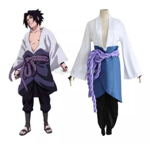 Shippuden sasuke uchiha cosplay traje