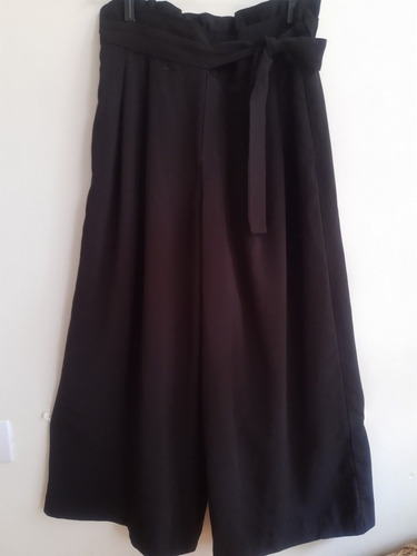 Pantalón Zara Negro Paper Bag Talle Xs Impecable