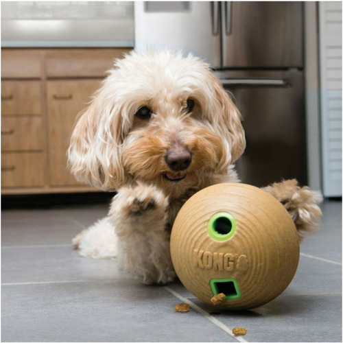 Imagen 4 de 8 de Kong Bamboo Dumbbell Juguete Perro Dispensador Alimento-
