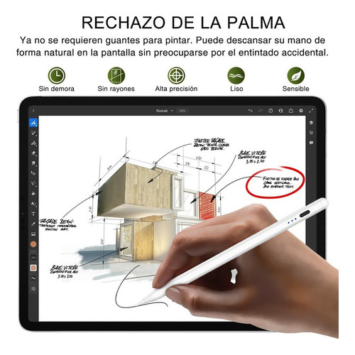 Pluma Lápiz Óptico Para iPad Tablet (2018-2023),stylus Pen