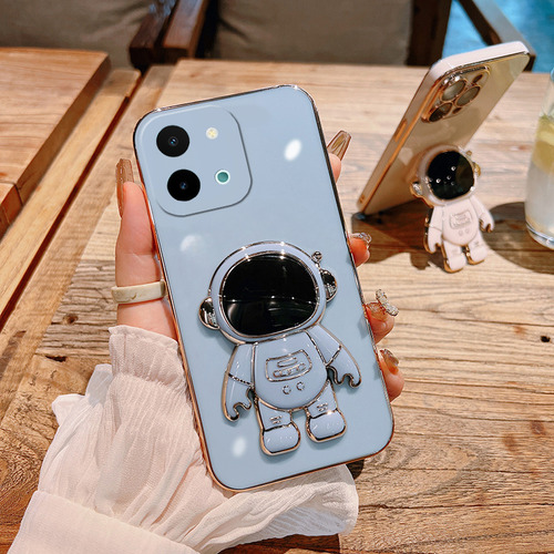 Funda Para Vivo Y28 Chapado Astronauta Anillo