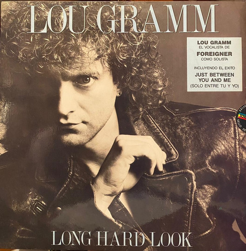 Disco Lp - Lou Gramm / Long Hard Look. Album (1990)