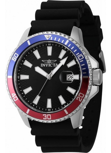 Reloj  Pro Diver 46131 Para Hombre Cuarzo Con Esfera Negra