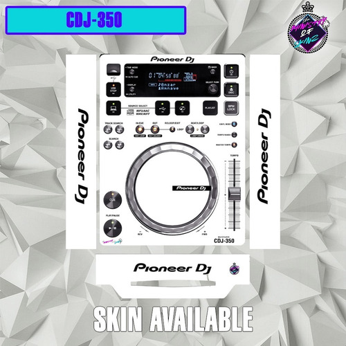 Pioneer Cdj-350 Calcomania-skin