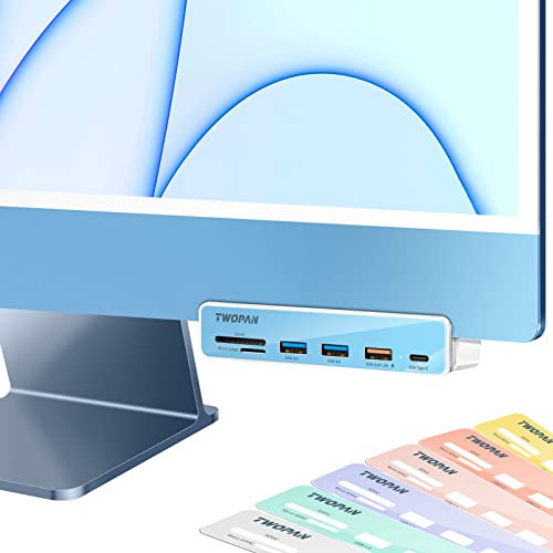 Adaptador Multipuerto Twopan Usb C Hub For iMac, 6 En 1 Usb