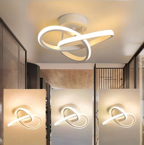 2024 Lâmpada De Teto Moderna Led Para Luz Tricromática De