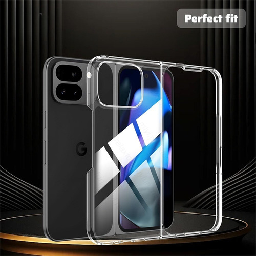 Capa Para Google Pixel 9 Pro Fold Transparente E Duro