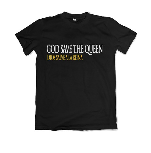 Remera Niños Dios Salve A La Reina Queen Rock 100% Algodón