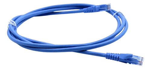 Cable Patch Cord Dixon 2mts Utp Cat5e 24awg Cobre Lszh Azul