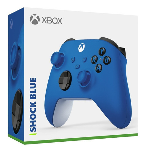 Controle joystick sem fio Microsoft Xbox Wireless Controller Series X|S shock blue