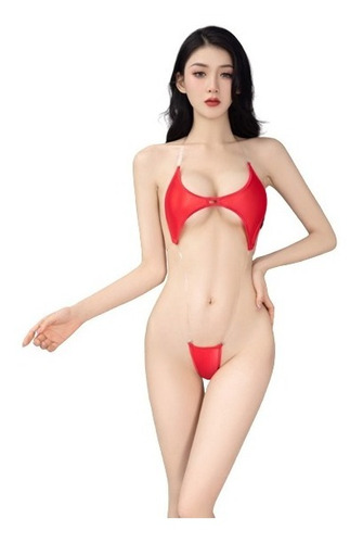 Bikini Mini Sexy Con Tiras Transparentes Hotwife