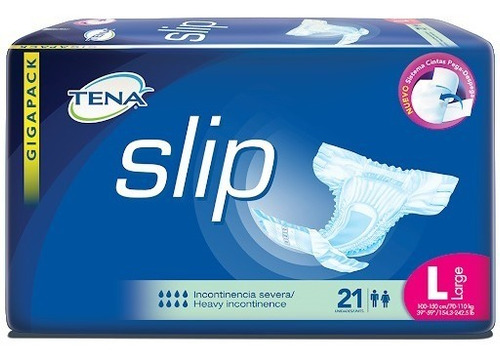 Pañales Adulto Tena Slip Talla L - Oferta 84 Unidades