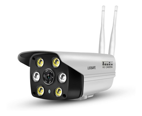 Camara Ip Wifi 1080p Infrarroja Exterior C/audio Luz Blanca