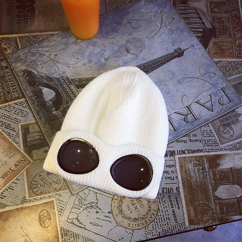 Gorro Unisex De Lana De Punto, Gorro De Invierno Cálido Con