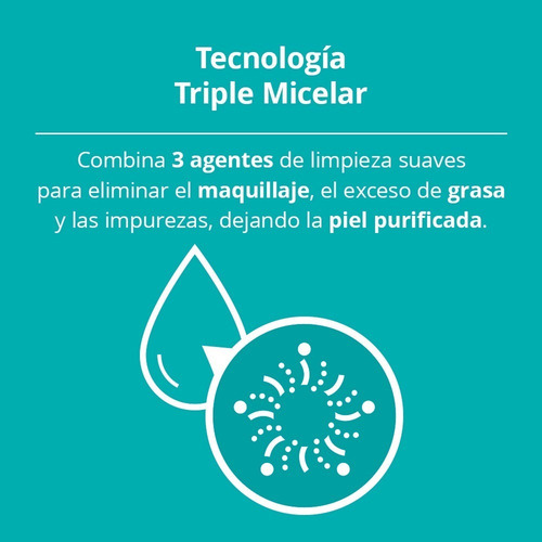 Agua Micelar Neutrogena Purified Skin X 200ml