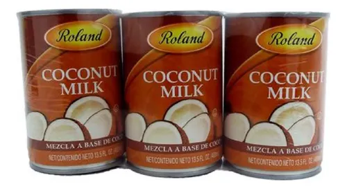Leche A Base De Coco X3, 400ml
