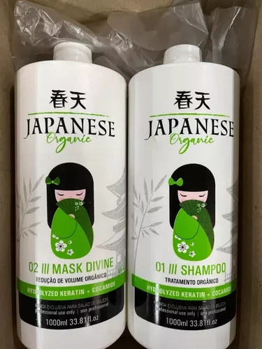 Progressiva Sem Formol Escova Japonesa Organic 2x1l