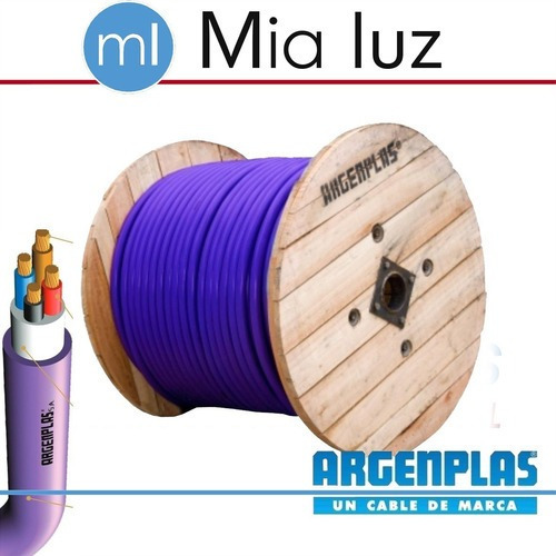 Cable Subterraneo No Sintenax 3 X 2.50 Argenplas - Quilmes