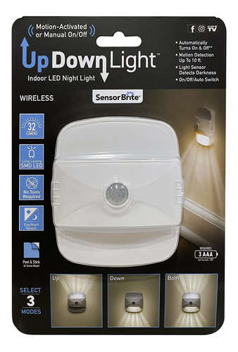 Sensor Brite Updown - Luz Led Inalámbrica Con Sensor De Movi