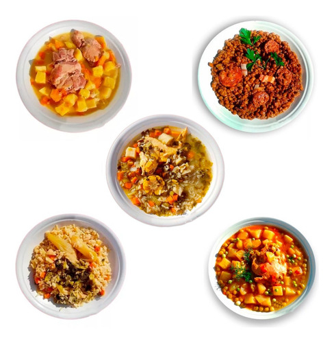 Imagen 1 de 3 de Comida Termoestabilizada Sabor De Reyes (pack De 5 Sabores)