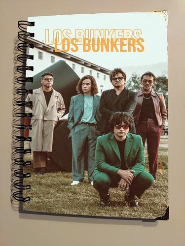 Agenda Los Bunkers + Llaveros + Imanes + Sticker + Regalo