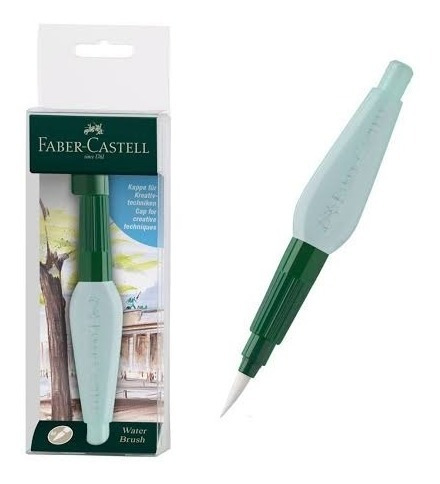 Pincel Faber Castell Con Depósito De Agua Recargable .