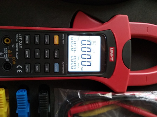 Imagen 2 de 4 de Pinza Para Medicion De Potencia Marca Uni-t Modelo Ut-233