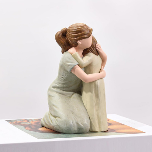 Estatua De Mamá E Hija, Regalo Del Día De La Madre, Figura