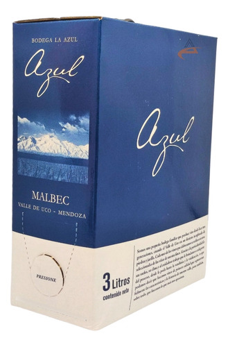 Vino La Azul Malbec Bag In Box Malbec 3000ml