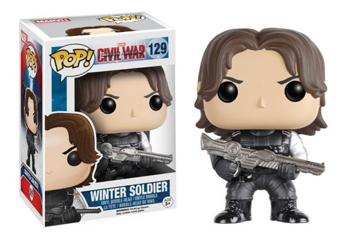 Funko Soldado Del Invierno Capitan Civil War Marvel #129