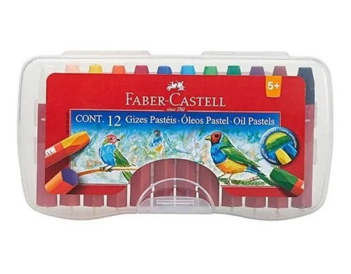 Pastel Oil Maleta 12 Colores Faber Castell