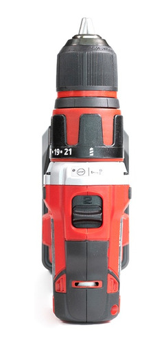 Imagen 5 de 6 de Taladro inalámbrico de 13mm Einhell TE-CD 18/40 Li +69 18V con maletín de transporte + kit 69 accesorios