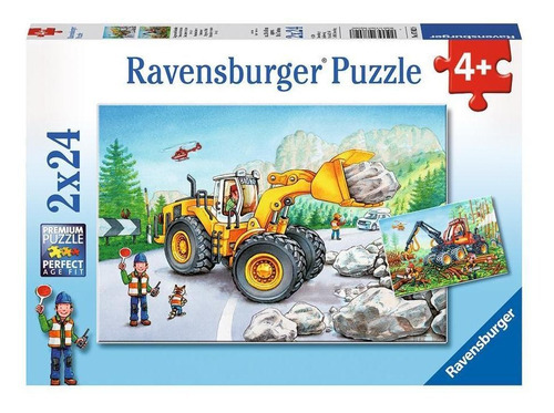 Puzzle Exacavadoras - 2x24 Ravensburger