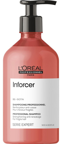 Shampoo Inforcer Para Cabellos Frágiles Loreal Pro 500 Ml