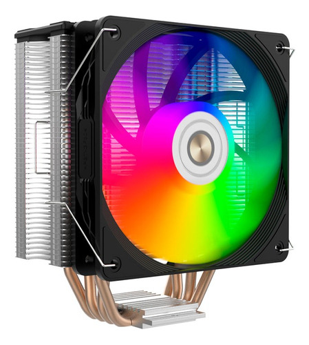 Cooler Para Processador Alseye Neo N120-b, Rgb, 120mm, Preto Led Rgb