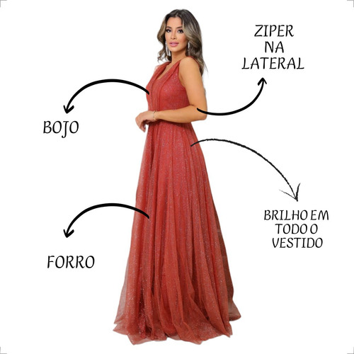 Vestidos Femininos Festa Longo Azul Serenity Madrinha Barato