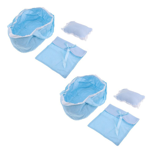 De Almohadillas Con Bolsa De Dormir Miniatura Accesorios