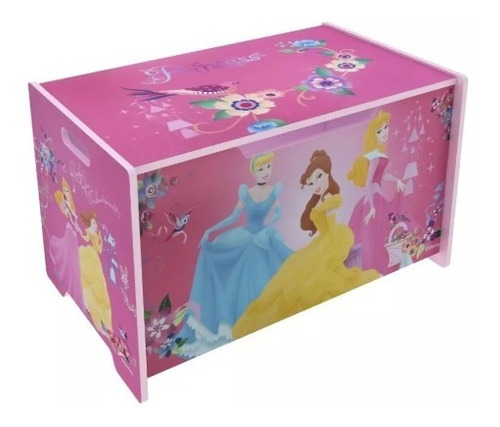 Muebles Infantil Disney- Baul De Juguetes Princesas