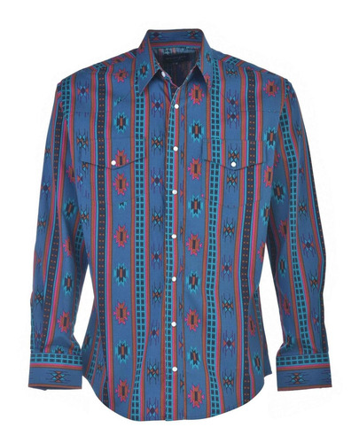 Camisa Vaquera Hombre Wrangler Manga Larga Ro12