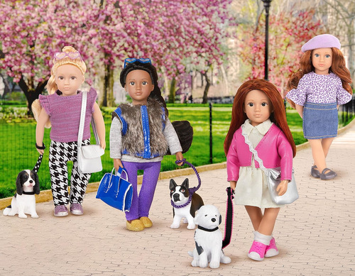 Lori Dolls Mini Doll Toy Dog De 6 Pulgadas Muñeca Boston Ter