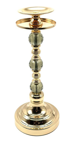  Candelabro De Metal Dorado T2- Turkish Bazar