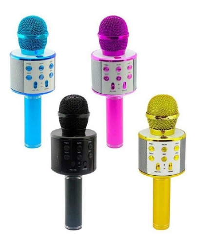 Microfono Karaoke Inalambrico Colores 