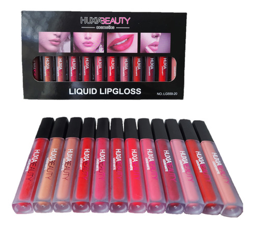 Promocion! 12 Labiales Acabado Matte Indelebles Calidad 100%