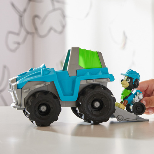 Paw Patrol Vehiculo Basico Rex Azul Con Negro