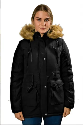 Parka Impermeable Mujer Con Piel