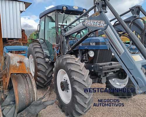 Trator New Holland 7630 200 Conjunto Concha Panter Ano 2022