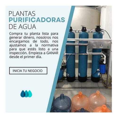 Imagen 1 de 10 de * Planta Purificadora De Agua Para 600 Garrafones Completa