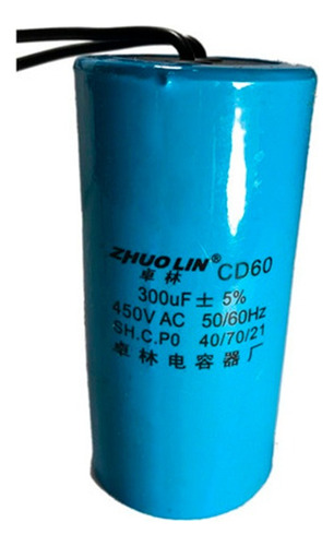 Condensador Capacitor P/ Motor, De Marcha 200uf 450v