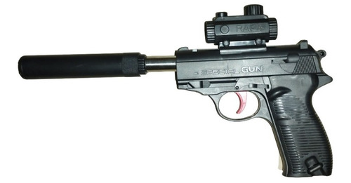 Pistola Sykov Hidrogel 6mm Con Silenciador