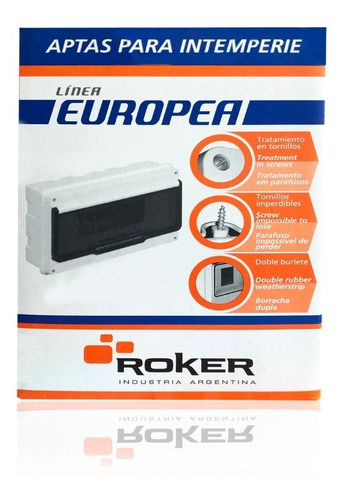 Caja Roker Para Termicas 9 Mod Embutir Europea Ip55 Pre 272 